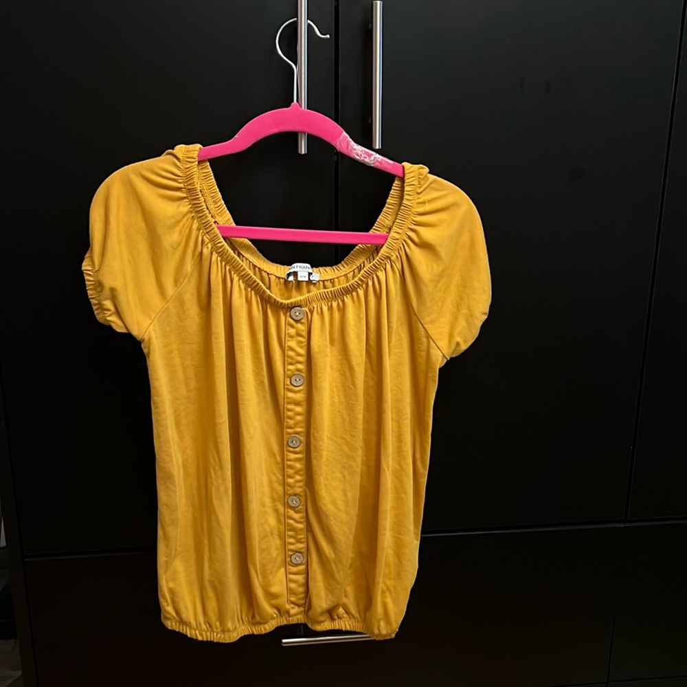 Gorgeous Mustard Yellow San Francisco Top